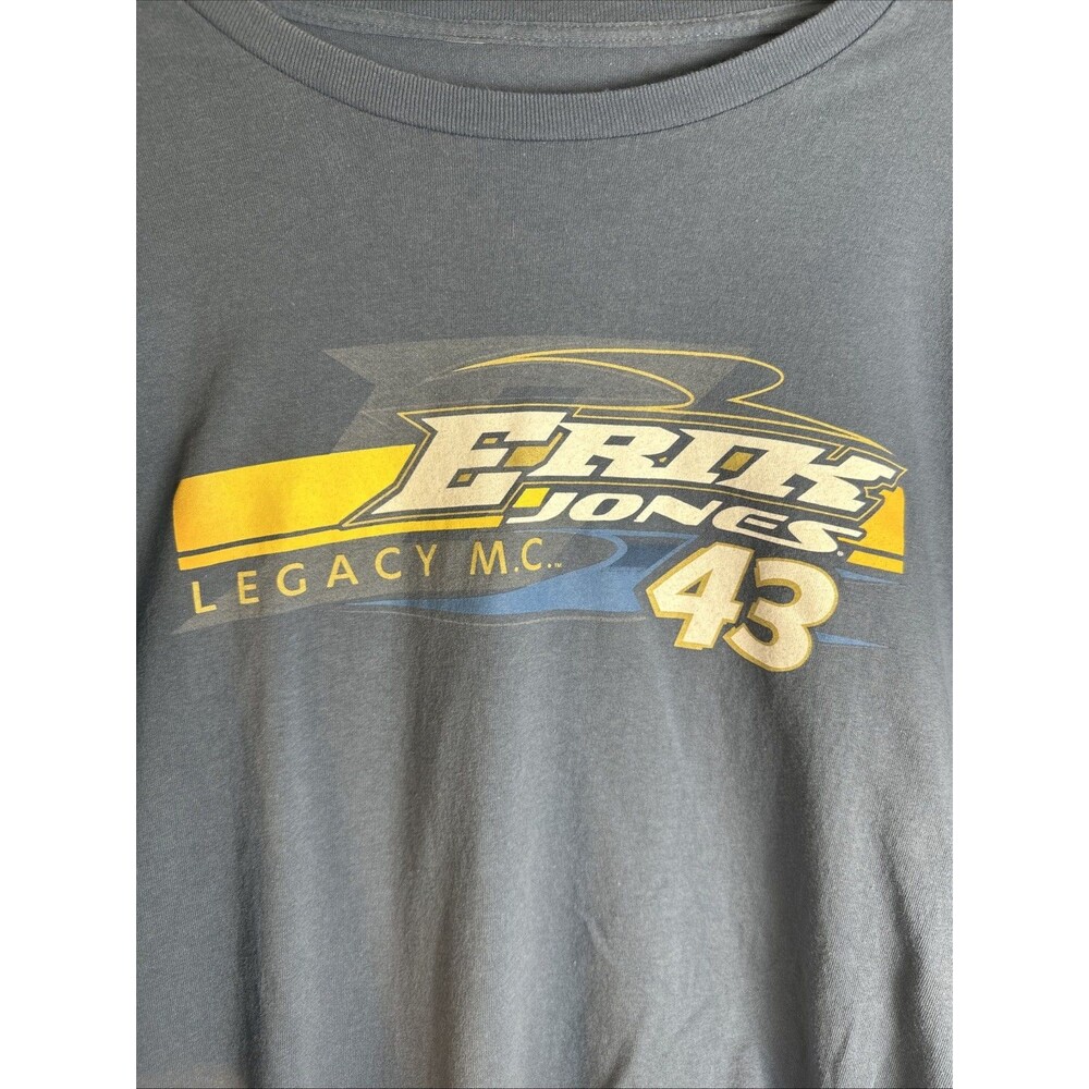 NASCAR Erik Jones #43 Petty Racing T-Shirt Petty Legacy Motorsports Adult 3XL - Picture 2 of 7
